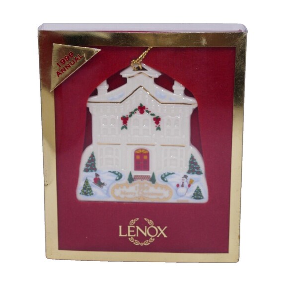Lenox From our Home to your Home 1999 Annual Ornament - Picture 1 of 8